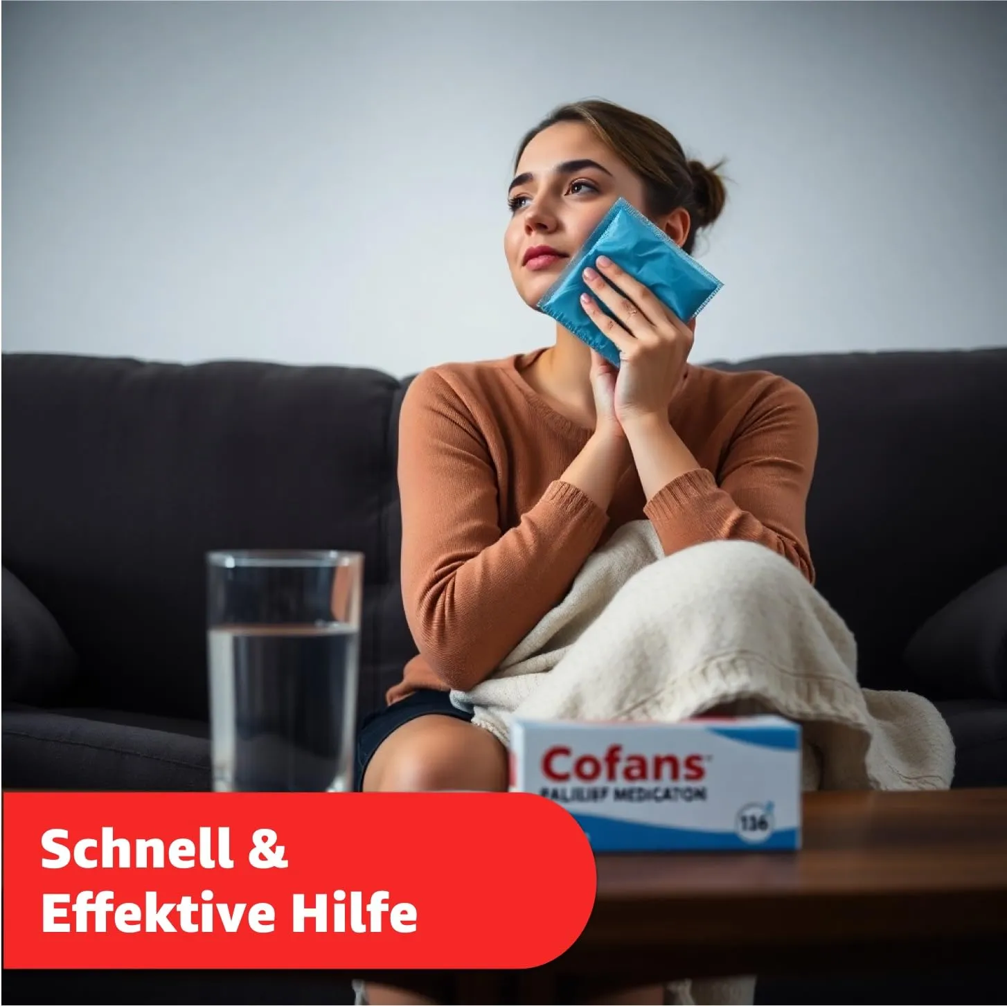 2x cold compresses - MADE IN GERMANY - cooling pads set, blue with cooling pad 29x12 cm - versatile cooling and warm pads, can be used as a cold or warm compress as well as gel pads 2x XXL