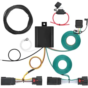 4 Way Trailer Wiring Harness Kit 56407 Fit W/ Wrangler JL 2018-2023 & Gladiator 2020-2023