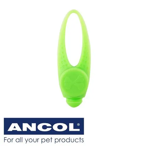 Ancol Dog Hi-Vis Safety Blinker Green