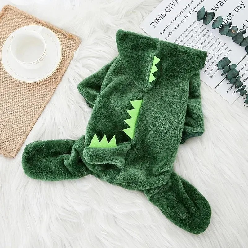 Anniepaw Pet Dog Clothes for Small Dogs Fleece Dog Costume Puppy Cats Chihuahua Clothing Pet Jumpsuit French Bulldog Clothes Pets Hoodies