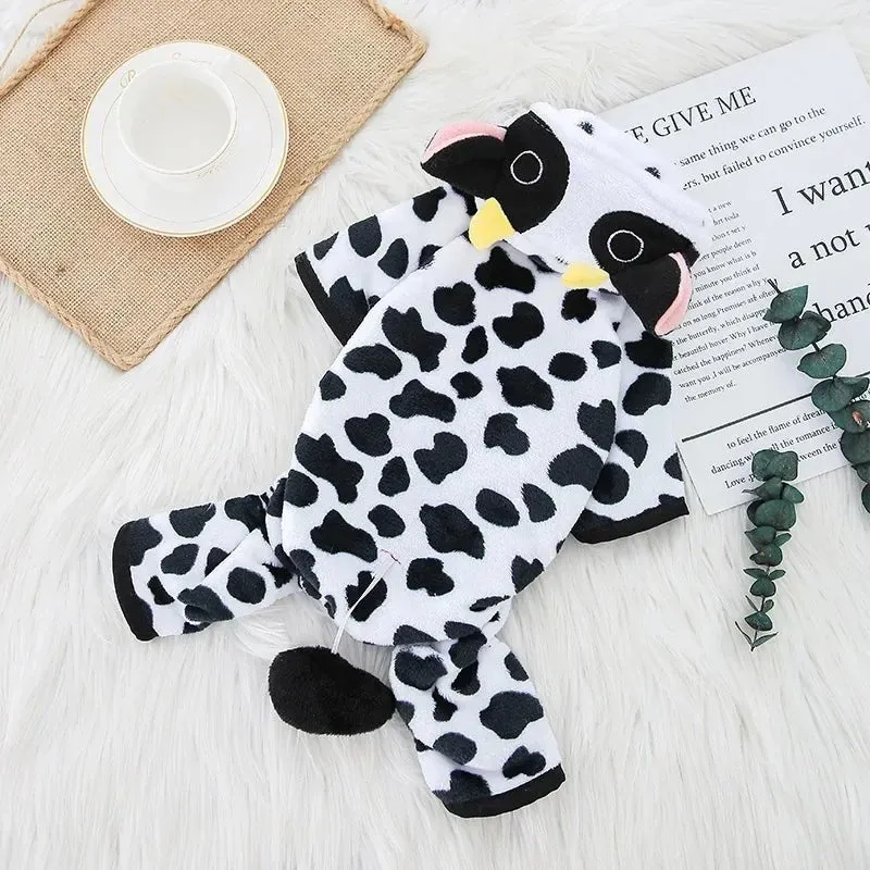 Anniepaw Pet Dog Clothes for Small Dogs Fleece Dog Costume Puppy Cats Chihuahua Clothing Pet Jumpsuit French Bulldog Clothes Pets Hoodies