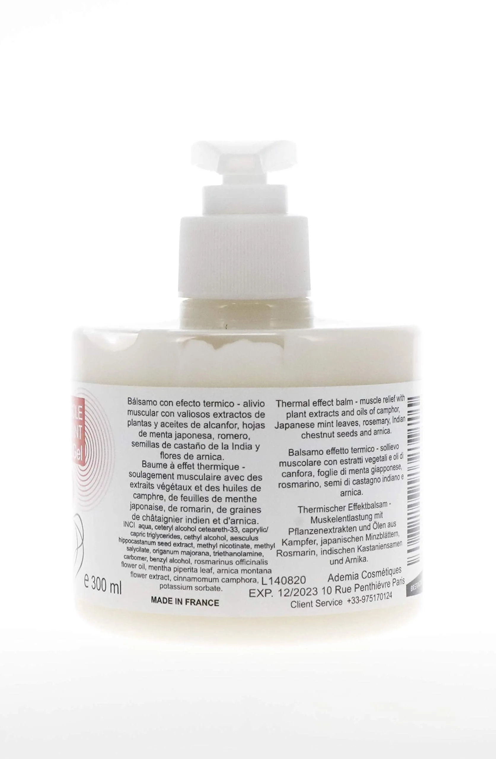 bleu & marine Bretania Pferdebalsam Warming Hot Tiger Balm Thermo Gel Professional Triple Action Formula 300 ml 10.55 Fl.oz