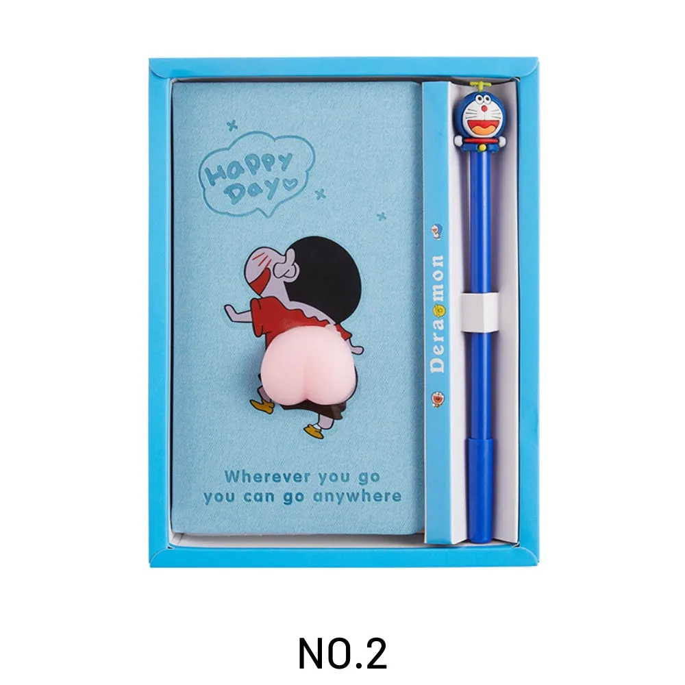 Cartoon Pet Squeeze Butt Decompression Notebook - 3.9 × 7.0"