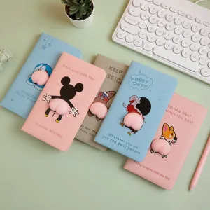 Cartoon Pet Squeeze Butt Decompression Notebook - 3.9 × 7.0"