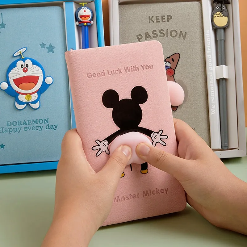 Cartoon Pet Squeeze Butt Decompression Notebook - 3.9 × 7.0"