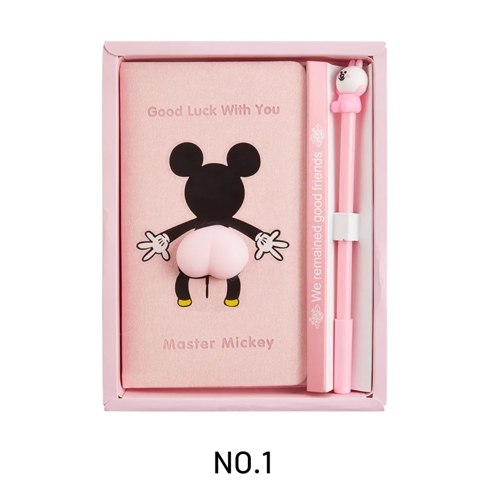 Cartoon Pet Squeeze Butt Decompression Notebook - 3.9 × 7.0"