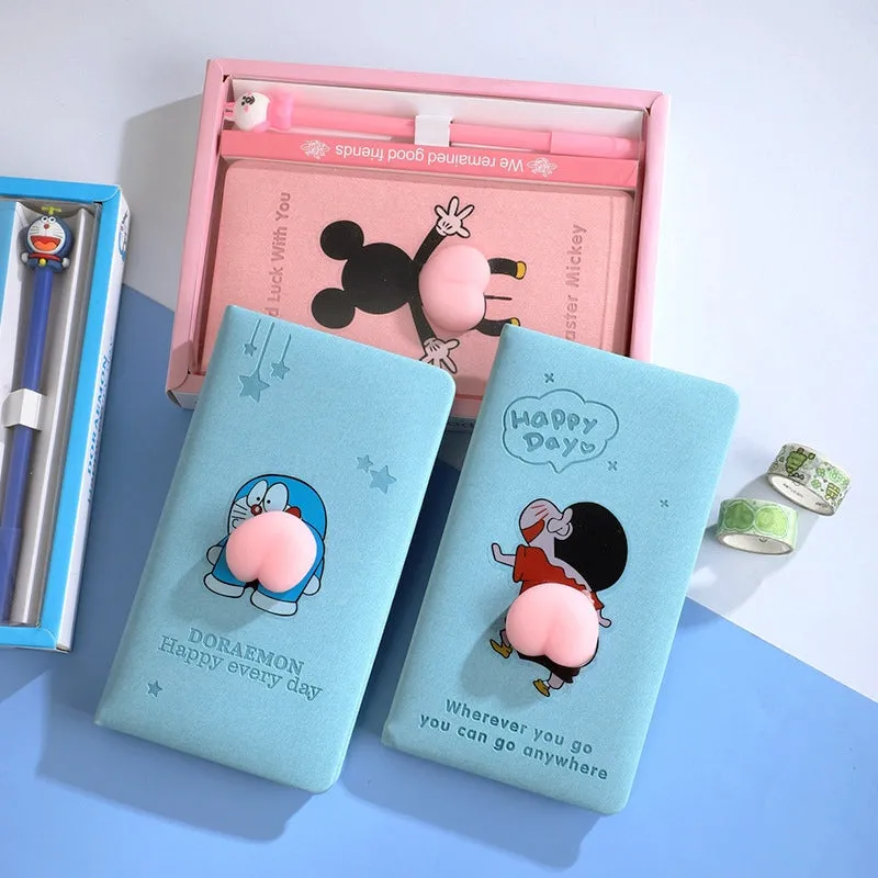 Cartoon Pet Squeeze Butt Decompression Notebook - 3.9 × 7.0"