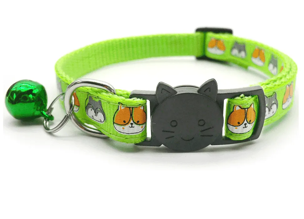 Cat Face Breakaway Safety Cat Collar