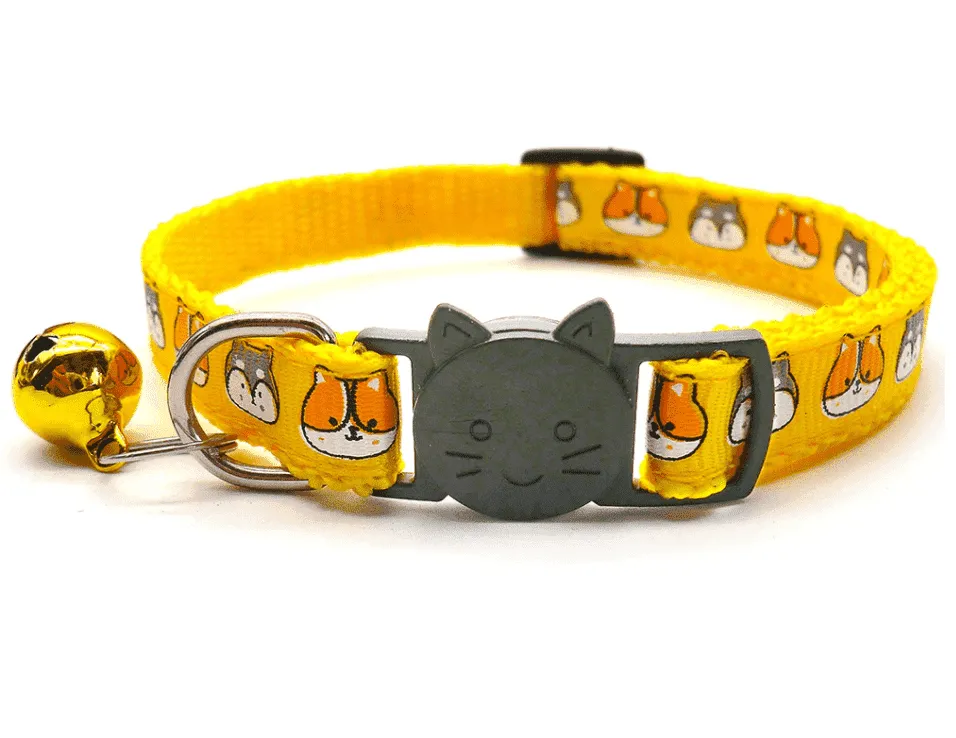Cat Face Breakaway Safety Cat Collar