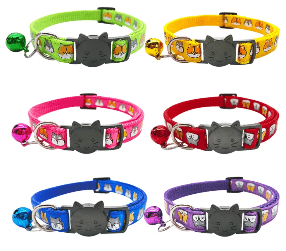 Cat Face Breakaway Safety Cat Collar