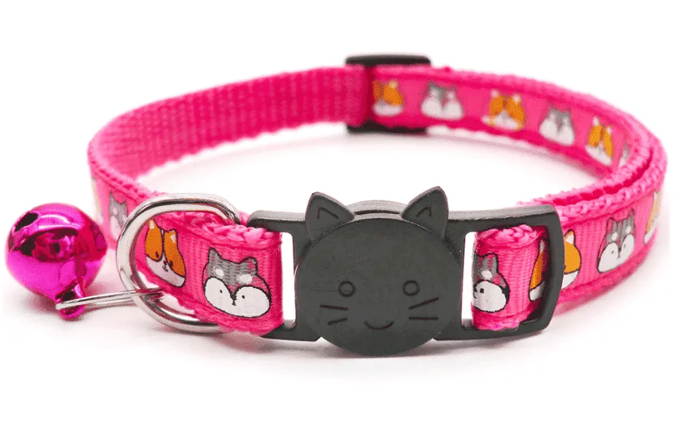 Cat Face Breakaway Safety Cat Collar