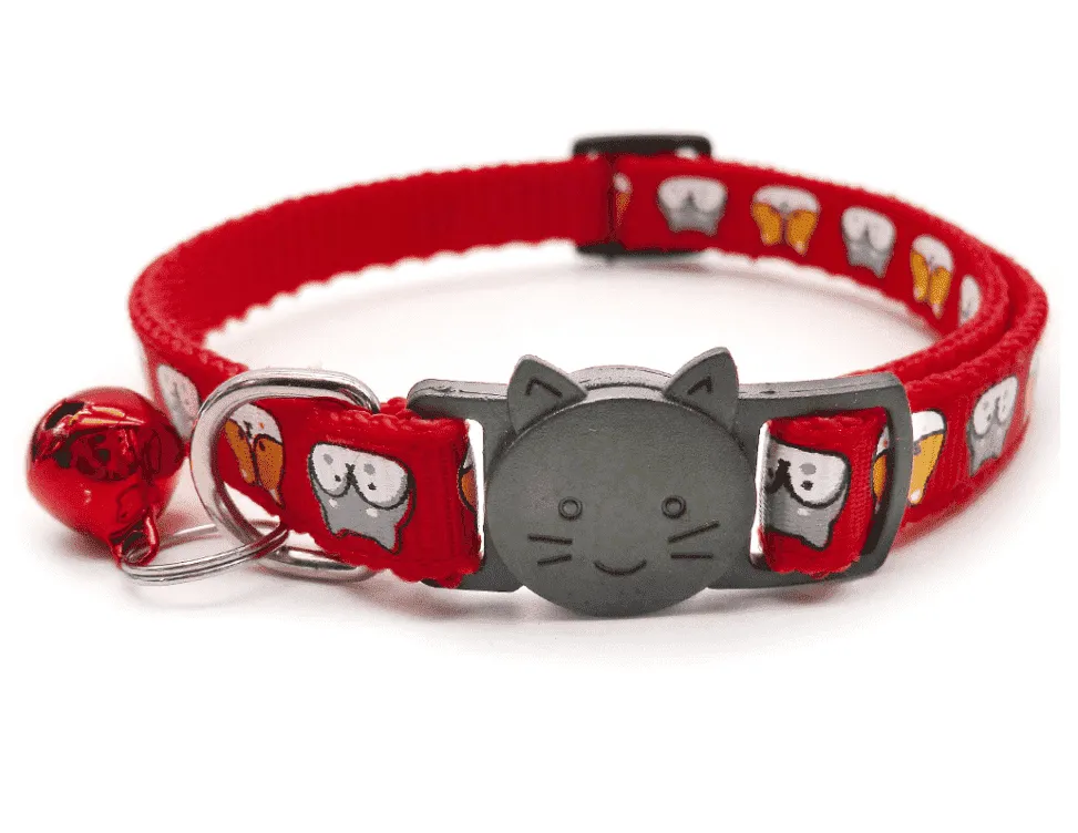 Cat Face Breakaway Safety Cat Collar
