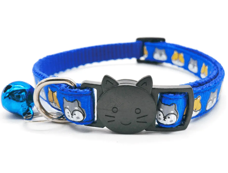 Cat Face Breakaway Safety Cat Collar
