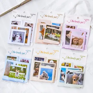 Cute Pet Photo Stickers - Cats, Dogs