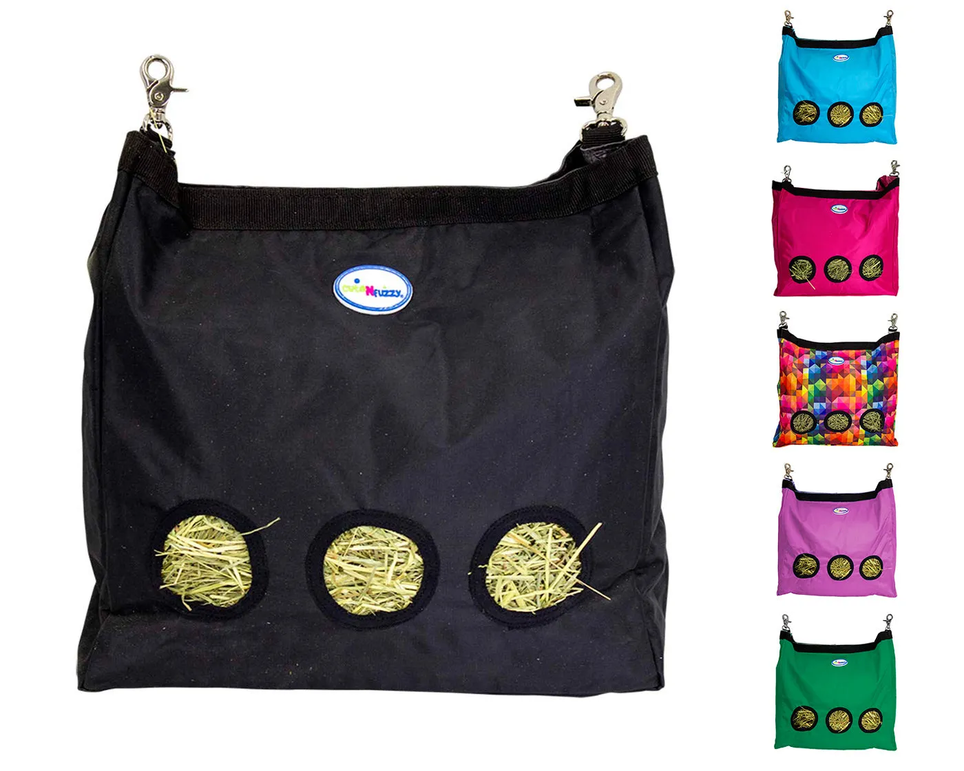 CuteNfuzzy Small Pet Large Hay Bag for Rabbits and Guinea Pigs with 6 Month Warranty 15x15x5"