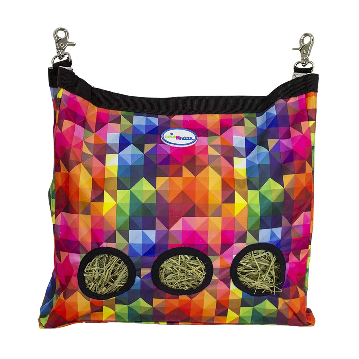 CuteNfuzzy Small Pet Large Hay Bag for Rabbits and Guinea Pigs with 6 Month Warranty 15x15x5"