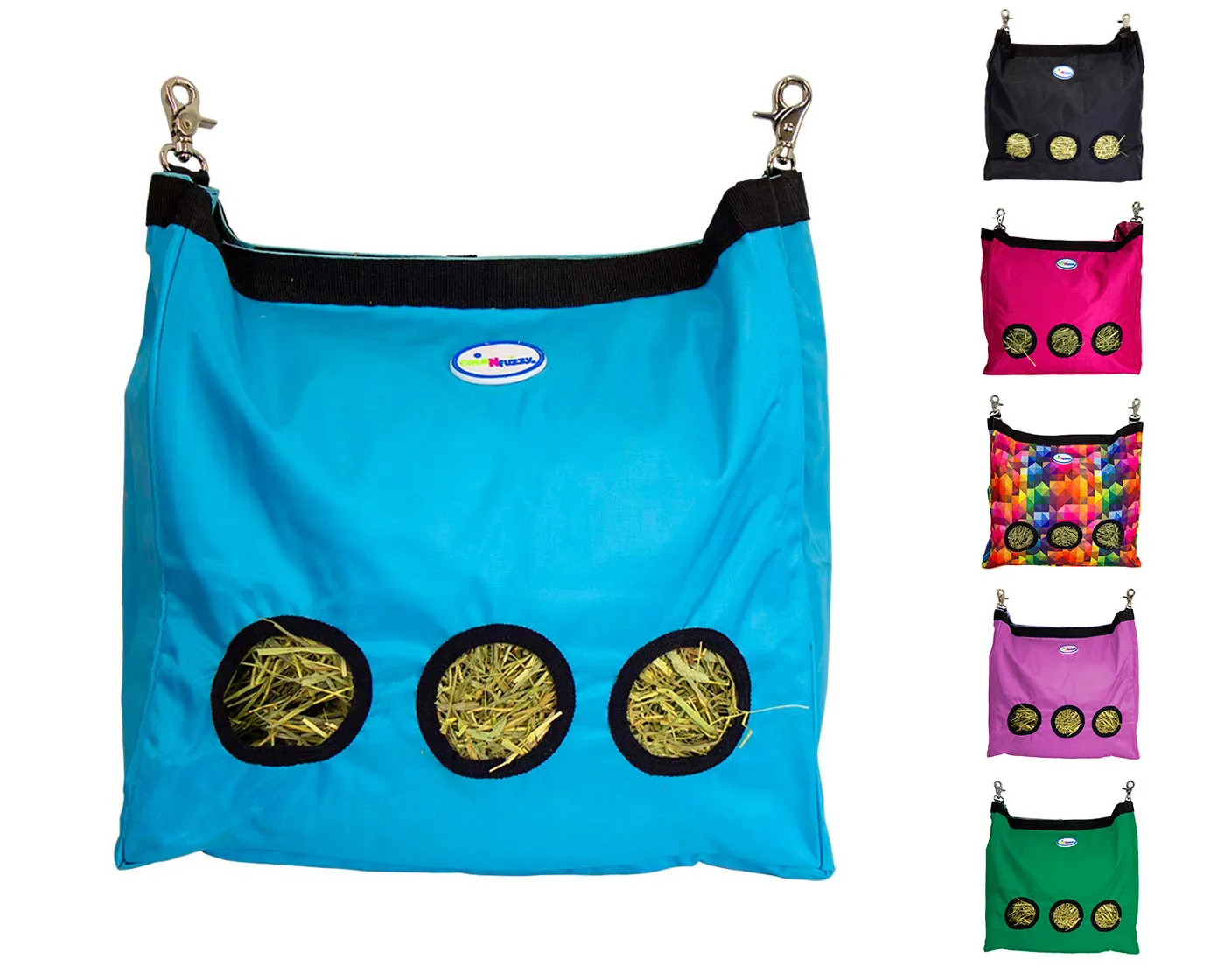 CuteNfuzzy Small Pet Large Hay Bag for Rabbits and Guinea Pigs with 6 Month Warranty 15x15x5"