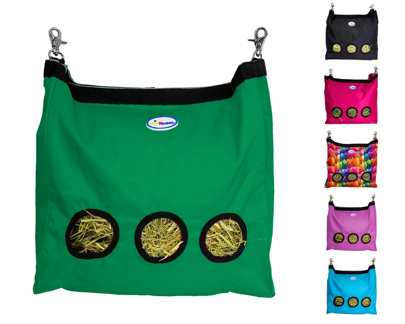 CuteNfuzzy Small Pet Large Hay Bag for Rabbits and Guinea Pigs with 6 Month Warranty 15x15x5"