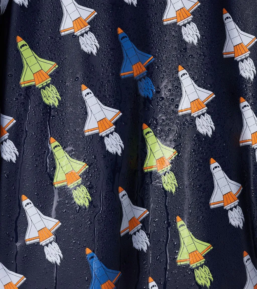 Hatley Space Shuttle Colour Changing Raincoat F24ssk818