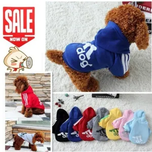 Hote Sale Autumn And Winter Dog Clothes Pets Coats Pet Products  Soft Cotton Puppy Dog Clothes  For 7 colors Size:XS-4XL