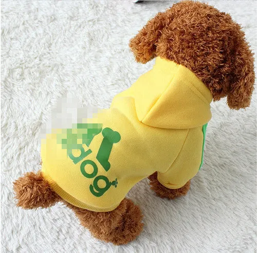 Hote Sale Autumn And Winter Dog Clothes Pets Coats Pet Products  Soft Cotton Puppy Dog Clothes  For 7 colors Size:XS-4XL