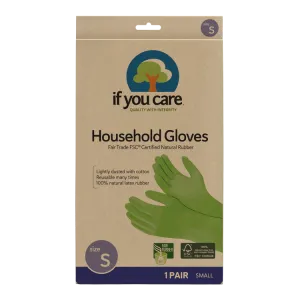 If You Care Reusable FSC Certifed Rubber Gloves - Small