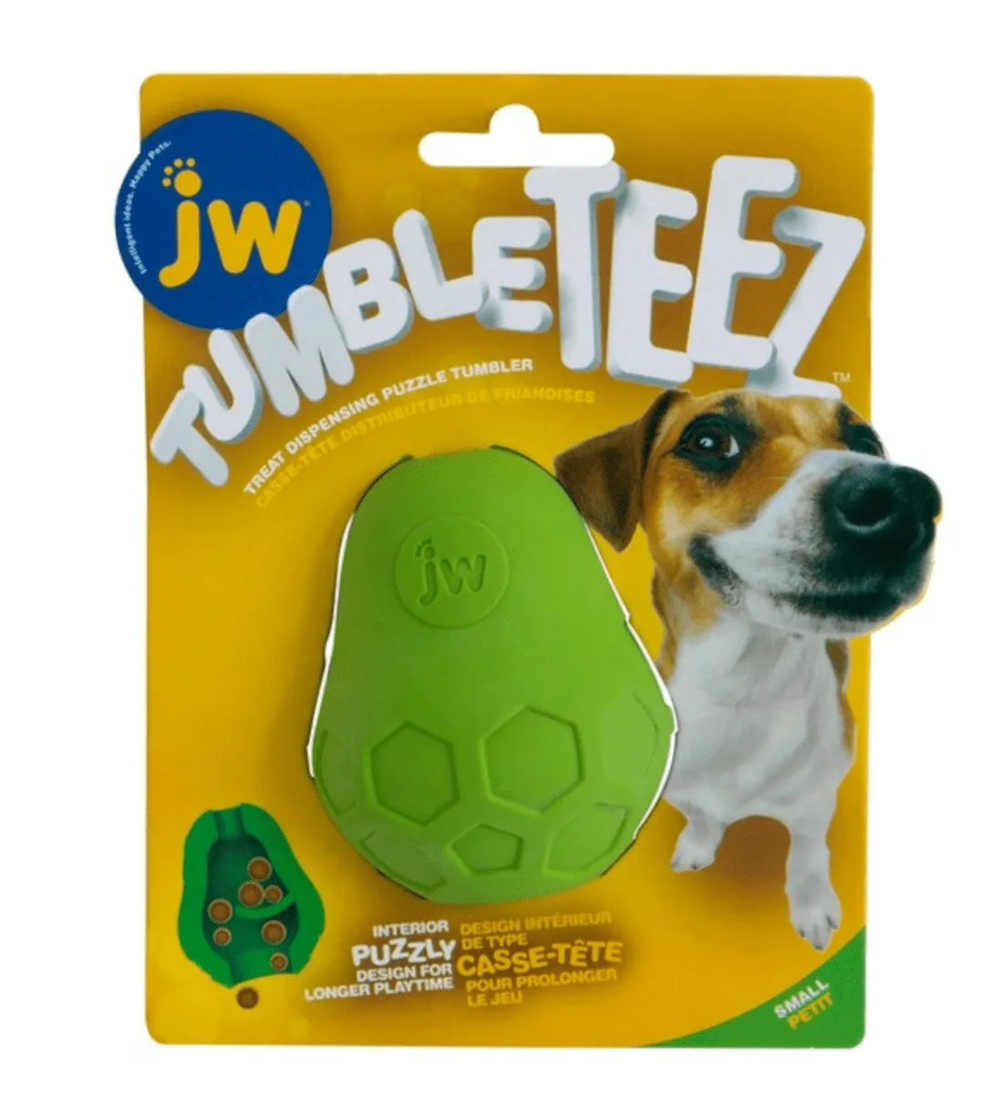 JW Tumble Teez Dog Treat Dispensing Toy