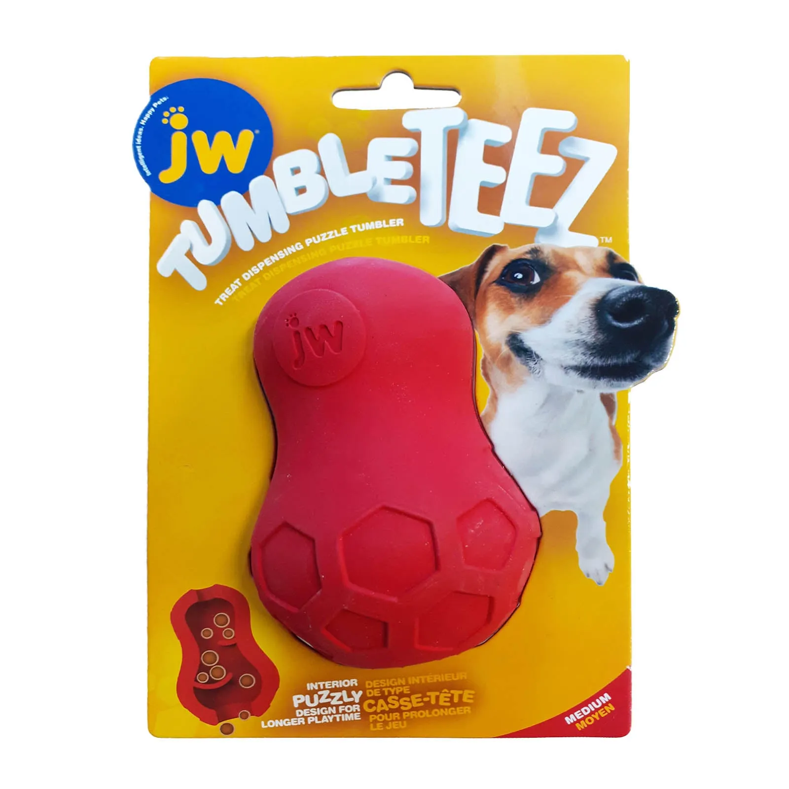 JW Tumble Teez Dog Treat Dispensing Toy