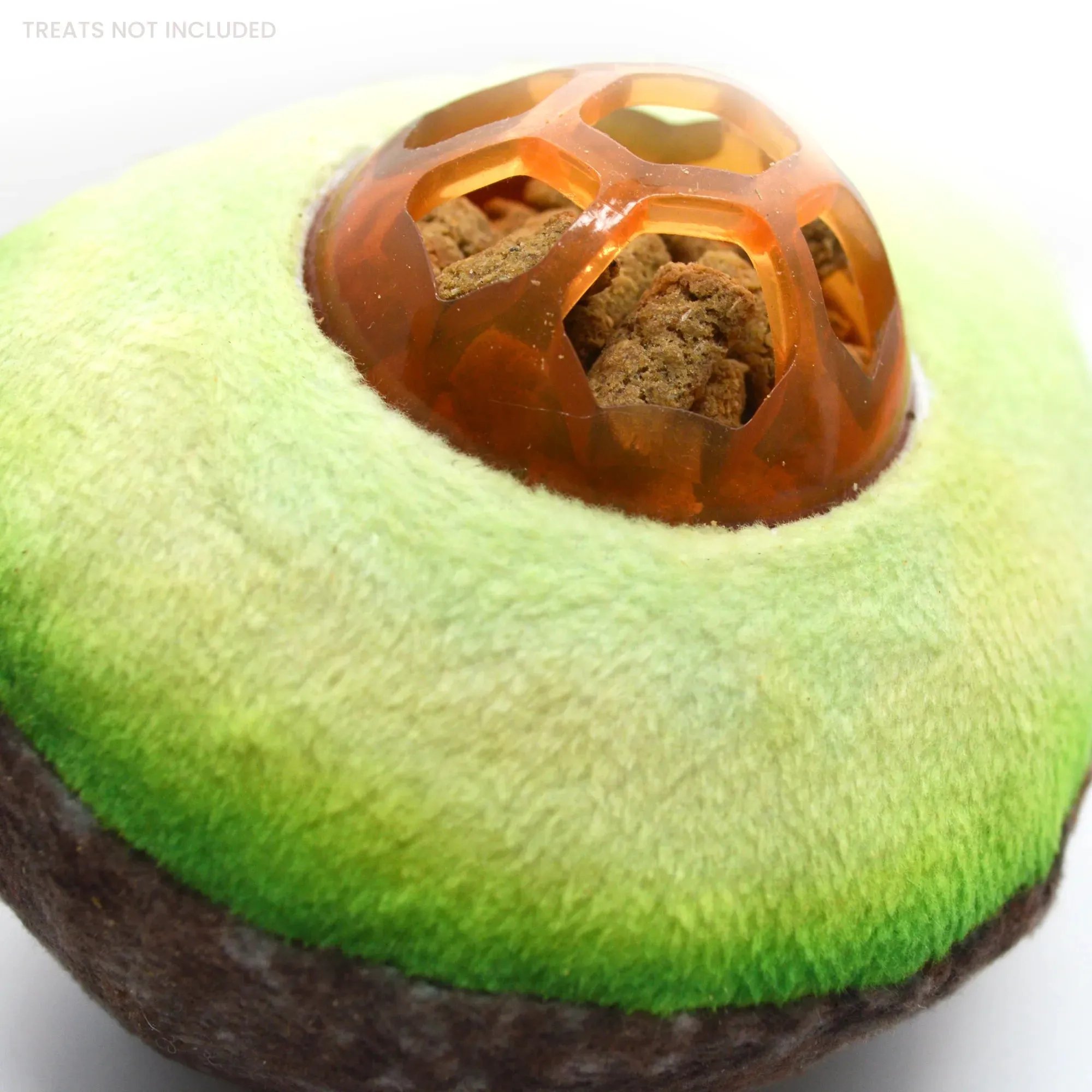 Knock 'n' Nibble Avocado Refillable Treat Dispensing Cat Toy