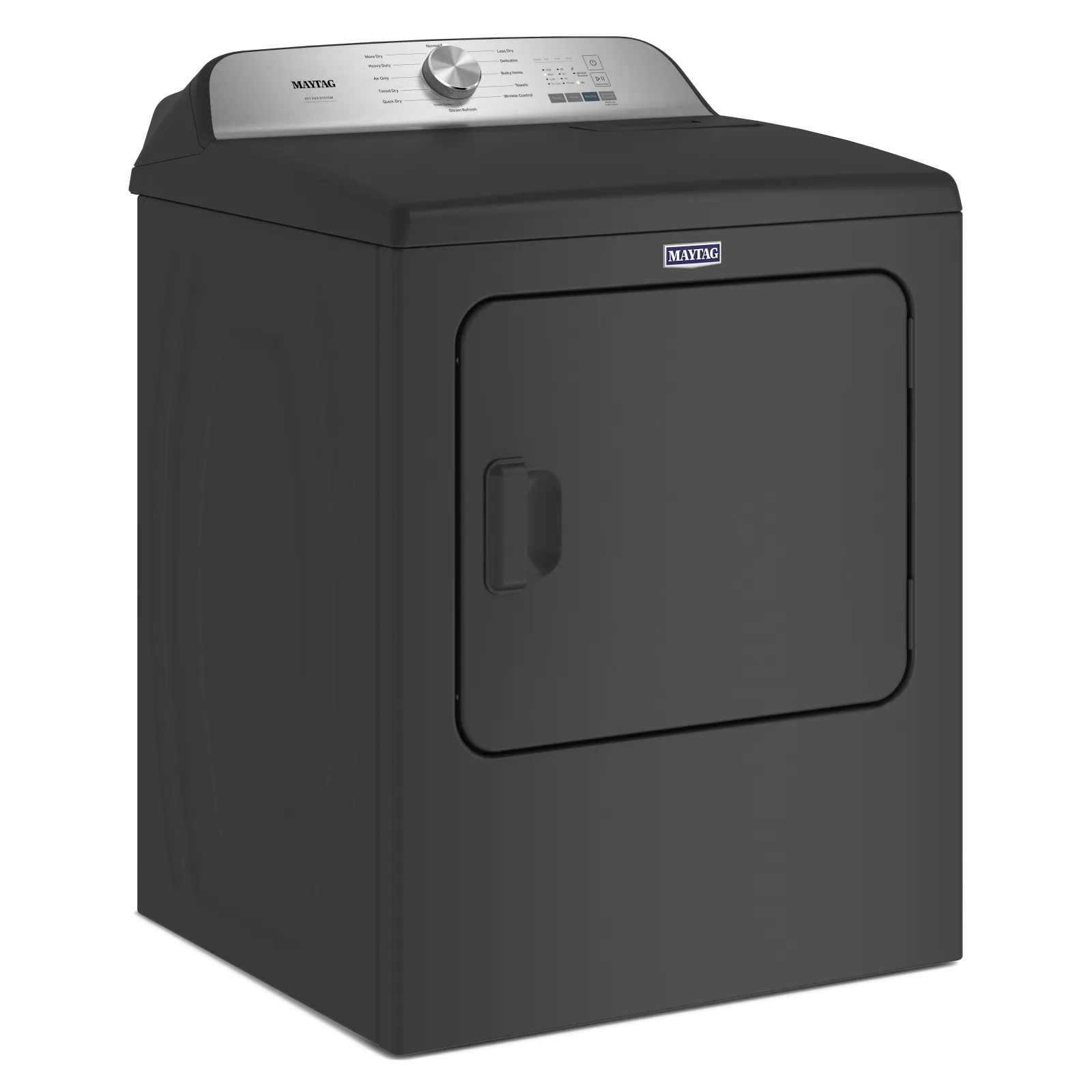 Maytag Pet Pro Top Load Gas Dryer - 7.0 cu. ft. MGD6500MBK - Volcano Black