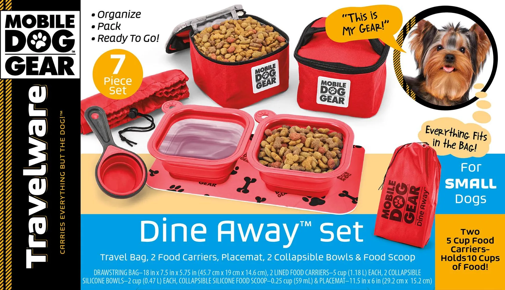 MCHPI Store Dine Away Bag (Small Dogs) TM