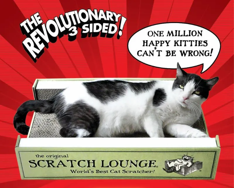 Original Scratch Lounge - Combination Scratching Pad, Bed and Playground