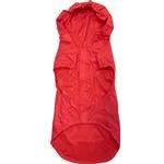 Packable Dog Raincoat Red