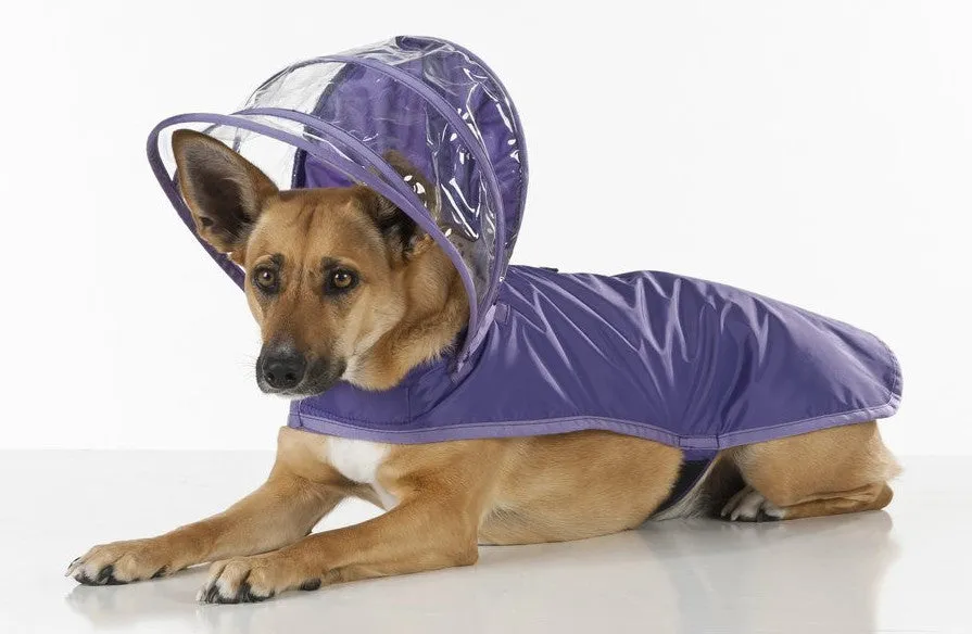 Purple Dog Raincoat