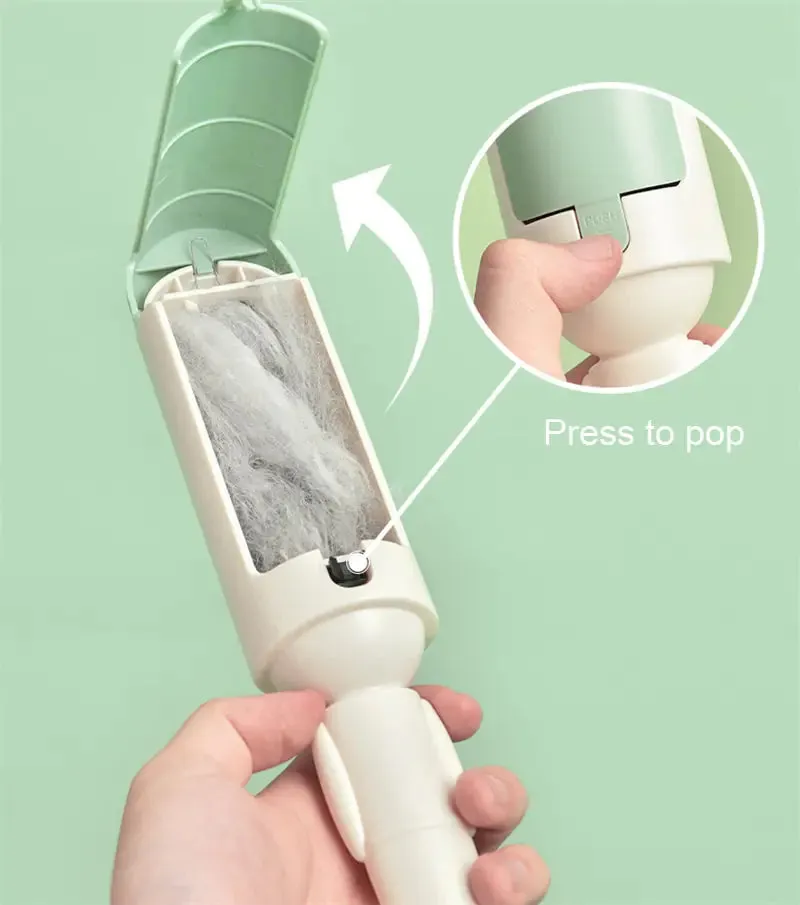 Self-Cleaning Pet Hair Remover Brush