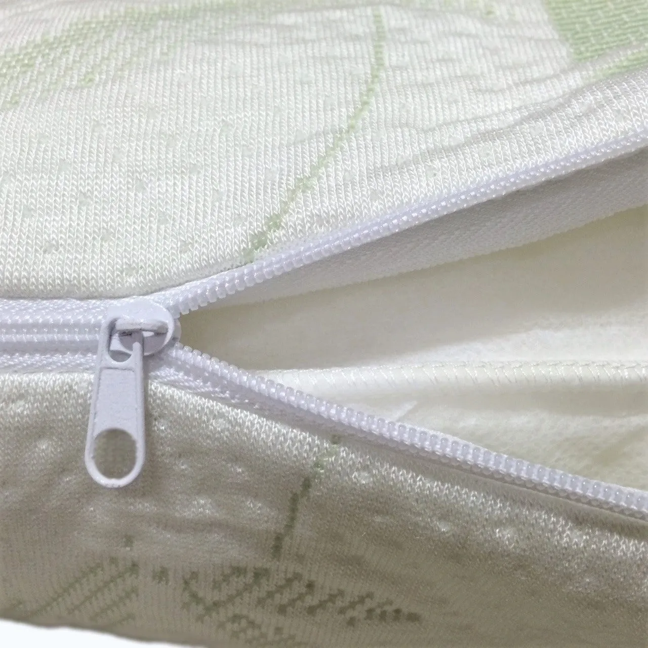 STANDARD QUEEN Dual Zone Micro Gel Memory Foam Bed Pillow Bamboo Cover