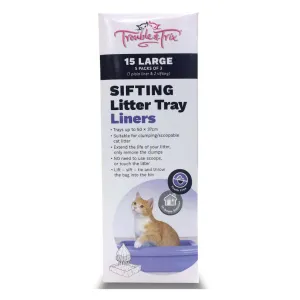 Trouble & Trix Sifting Litter Tray Liners