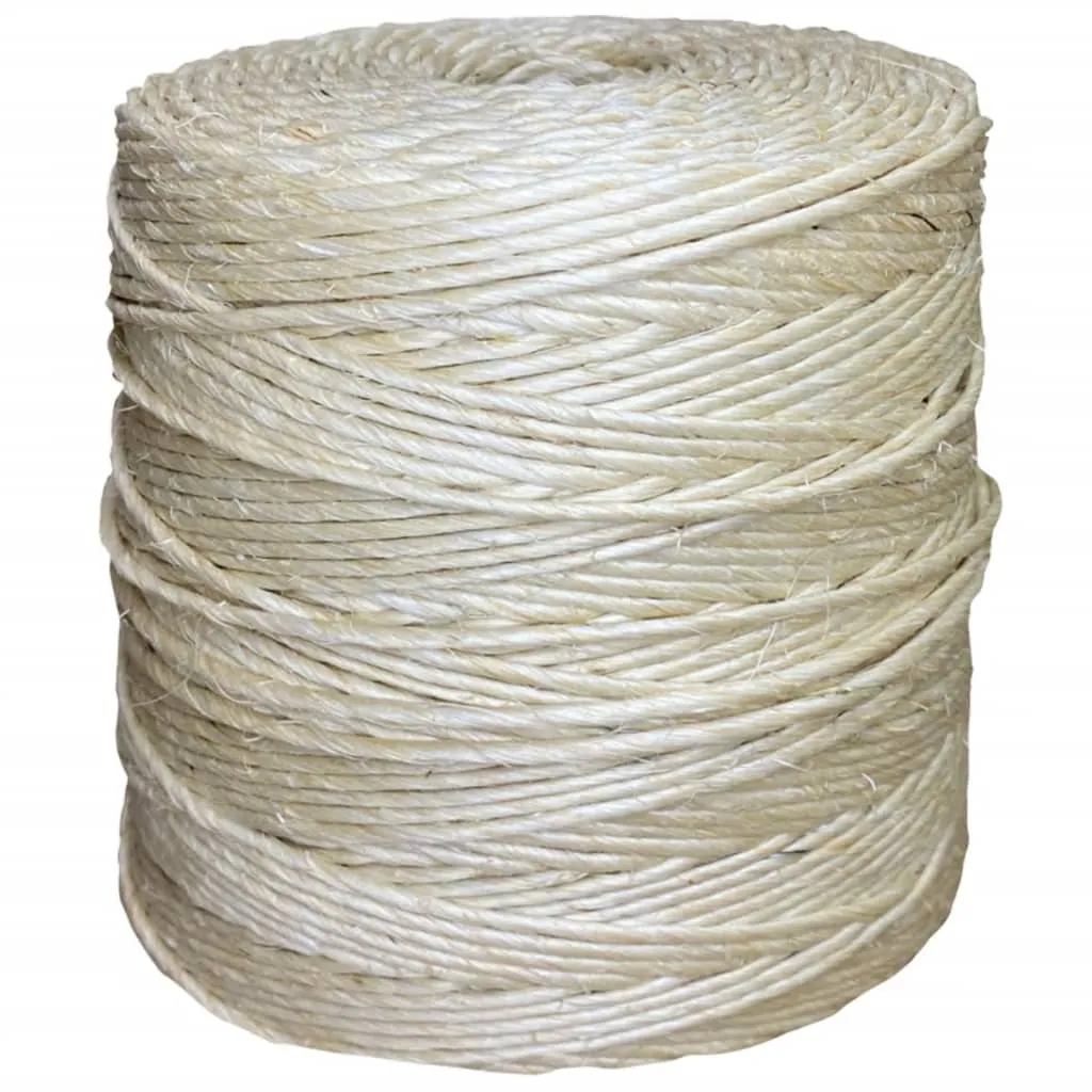 vidaXL Rope 100% Sisal 3 mm 400 m