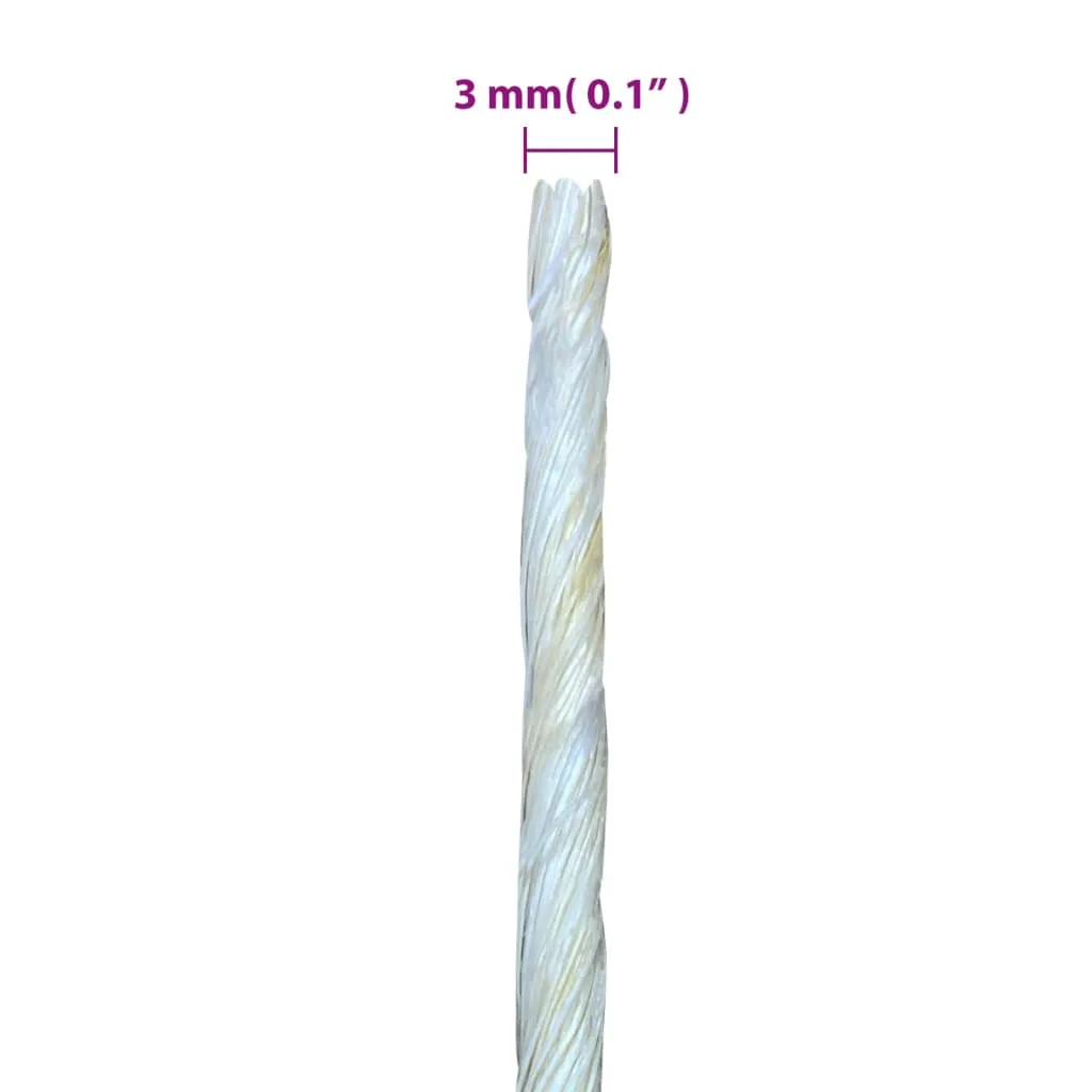 vidaXL Rope 100% Sisal 3 mm 400 m