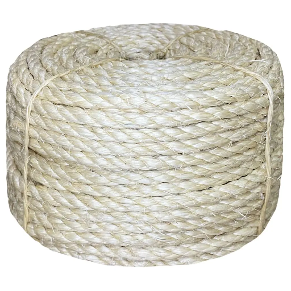vidaXL Rope 100% Sisal 8 mm 50 m
